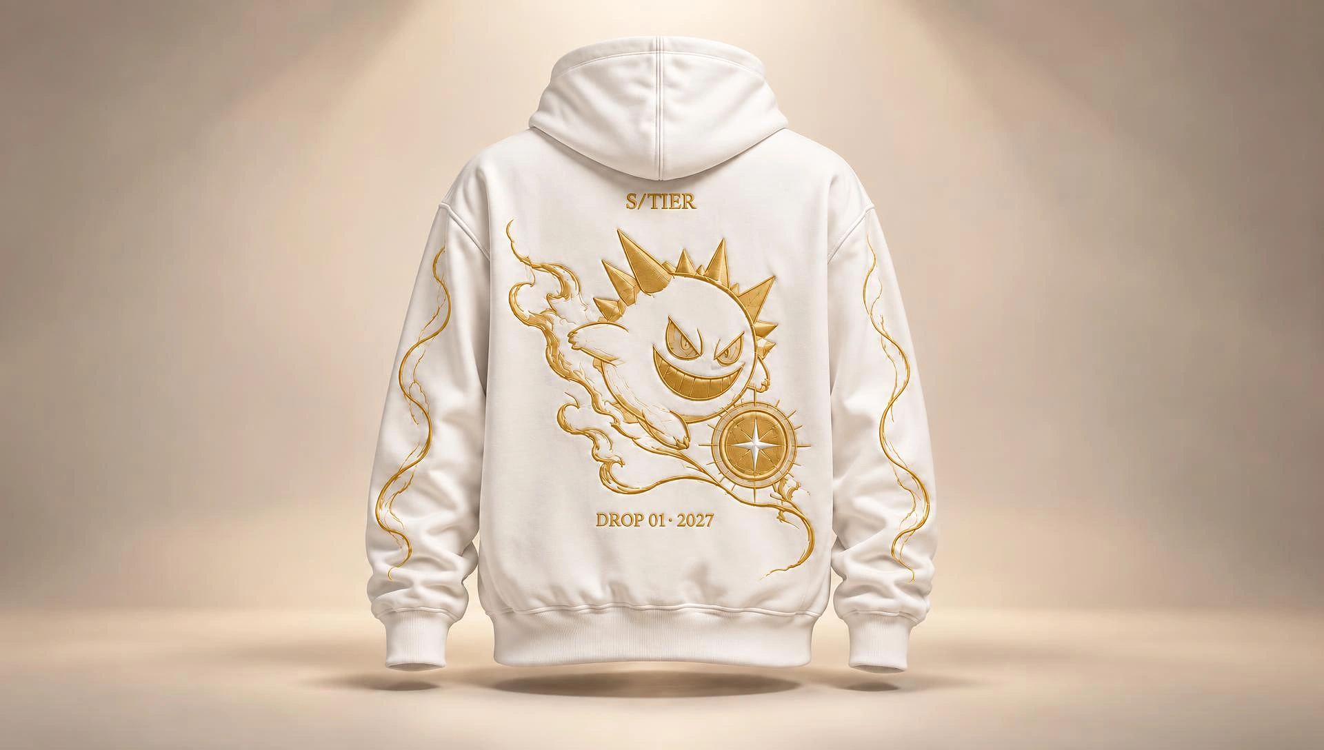 Sudadera S/TIER por detrás